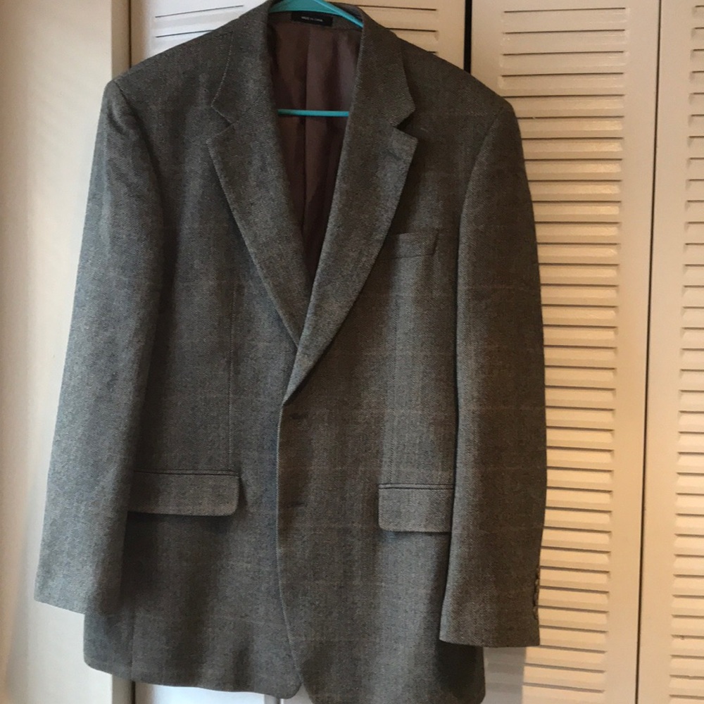 Lauren by Ralph Lauren Tan and brown sports coat